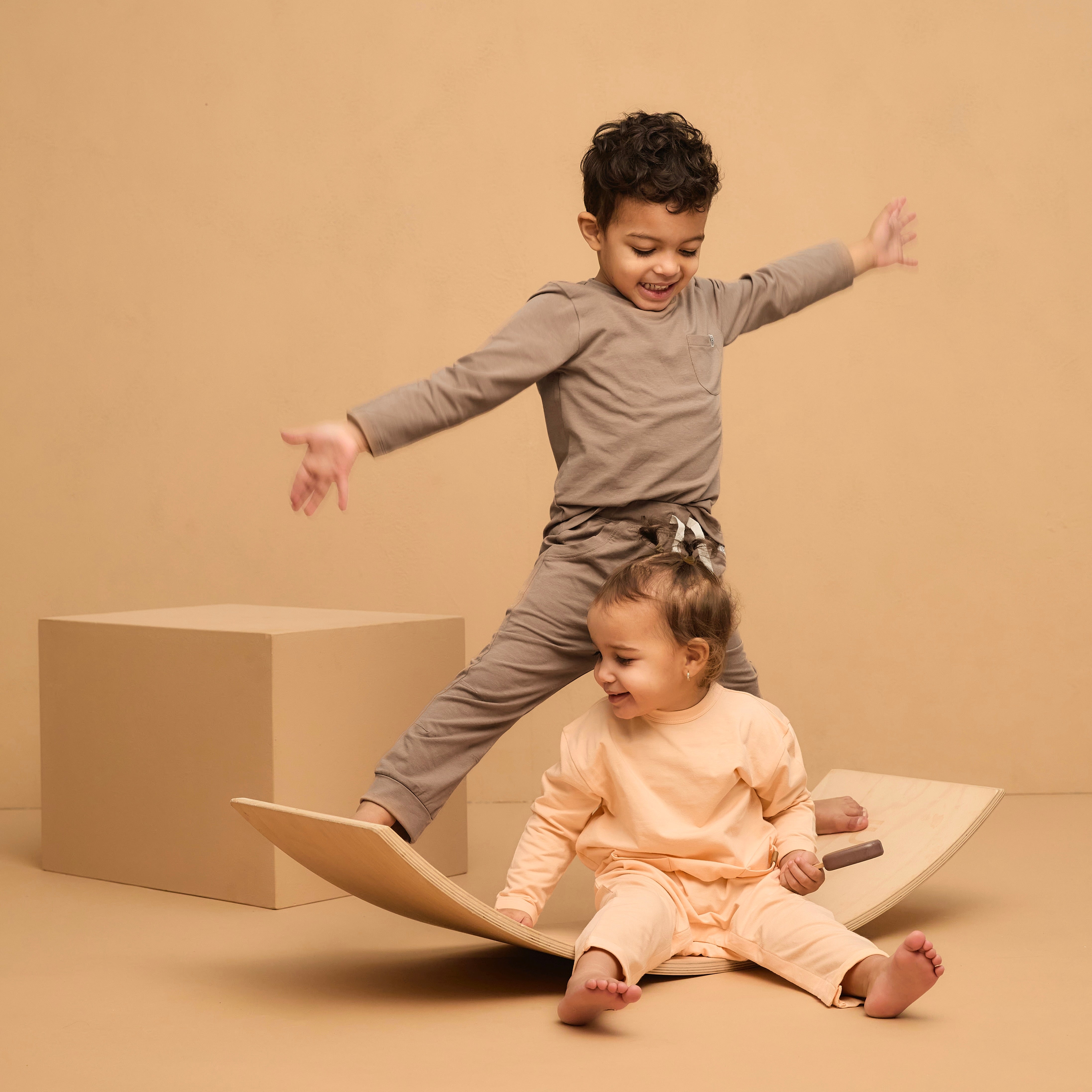 UV Langarmshirt UPF 50+ Peanut Brown