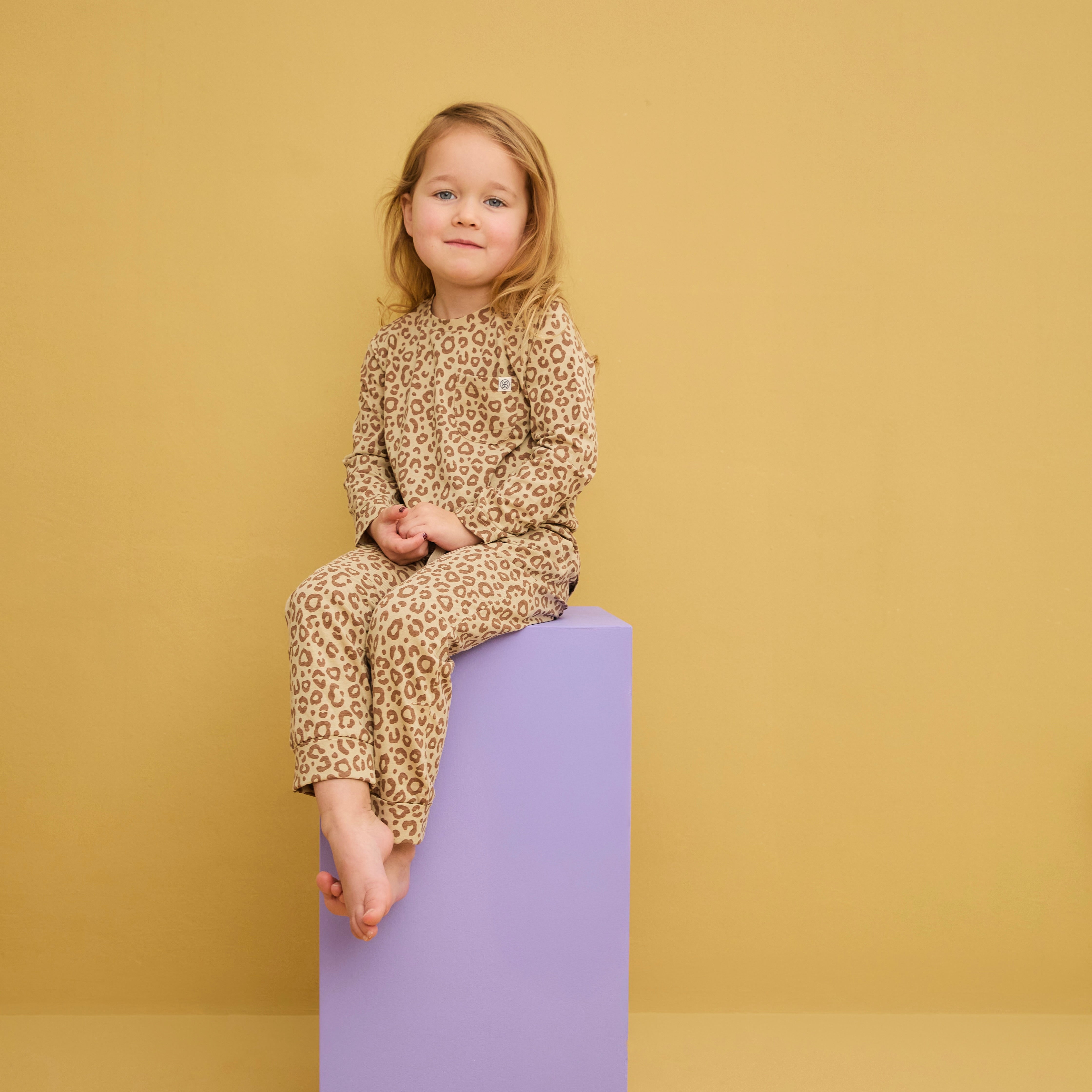 UV Jogginghose UPF 50+ Leopard Brown