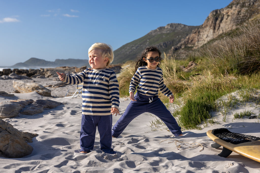 Pantalon de jogging anti-UV UPF 50+ bleu marine