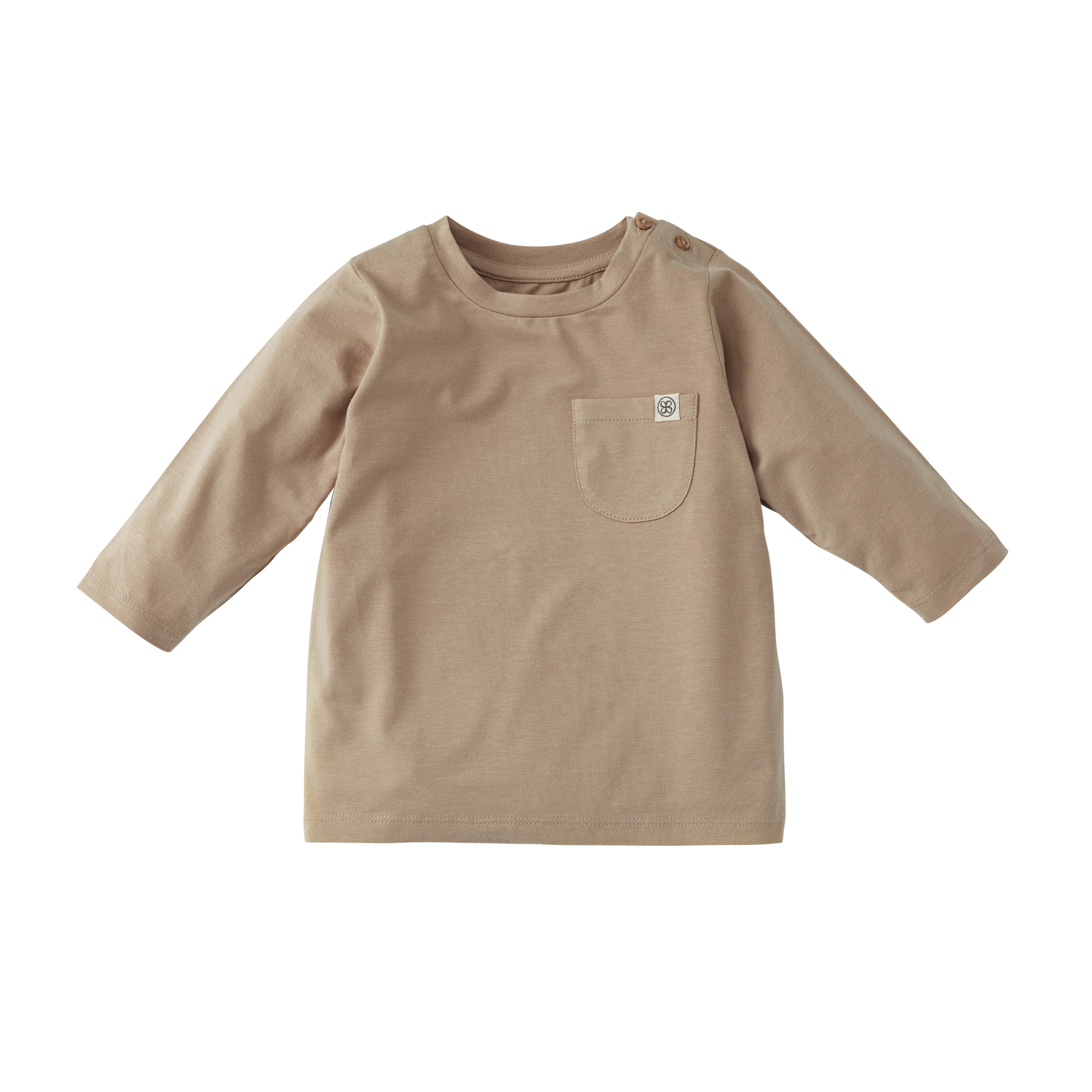 T-shirt à manches longues anti-UV UPF 50+ marron cacahuète