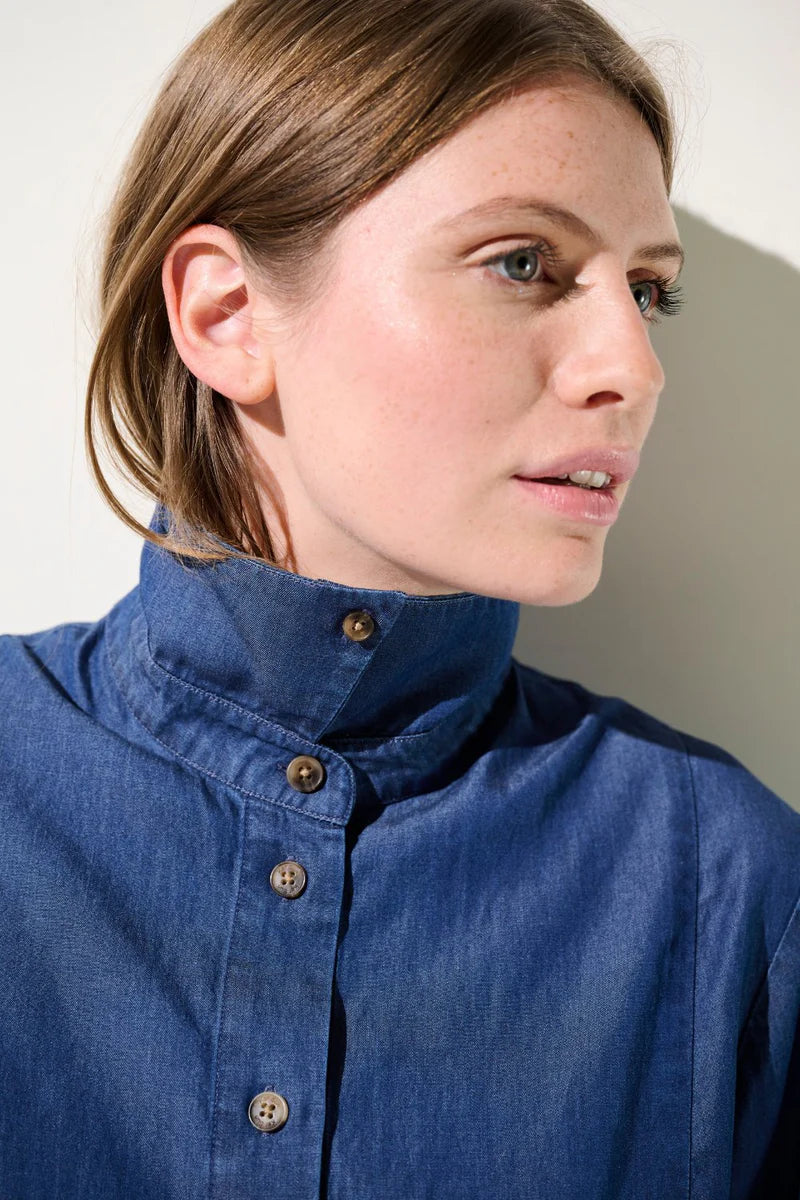 Chemise à manches longues anti-UV UPF 50+ Antibes Denim