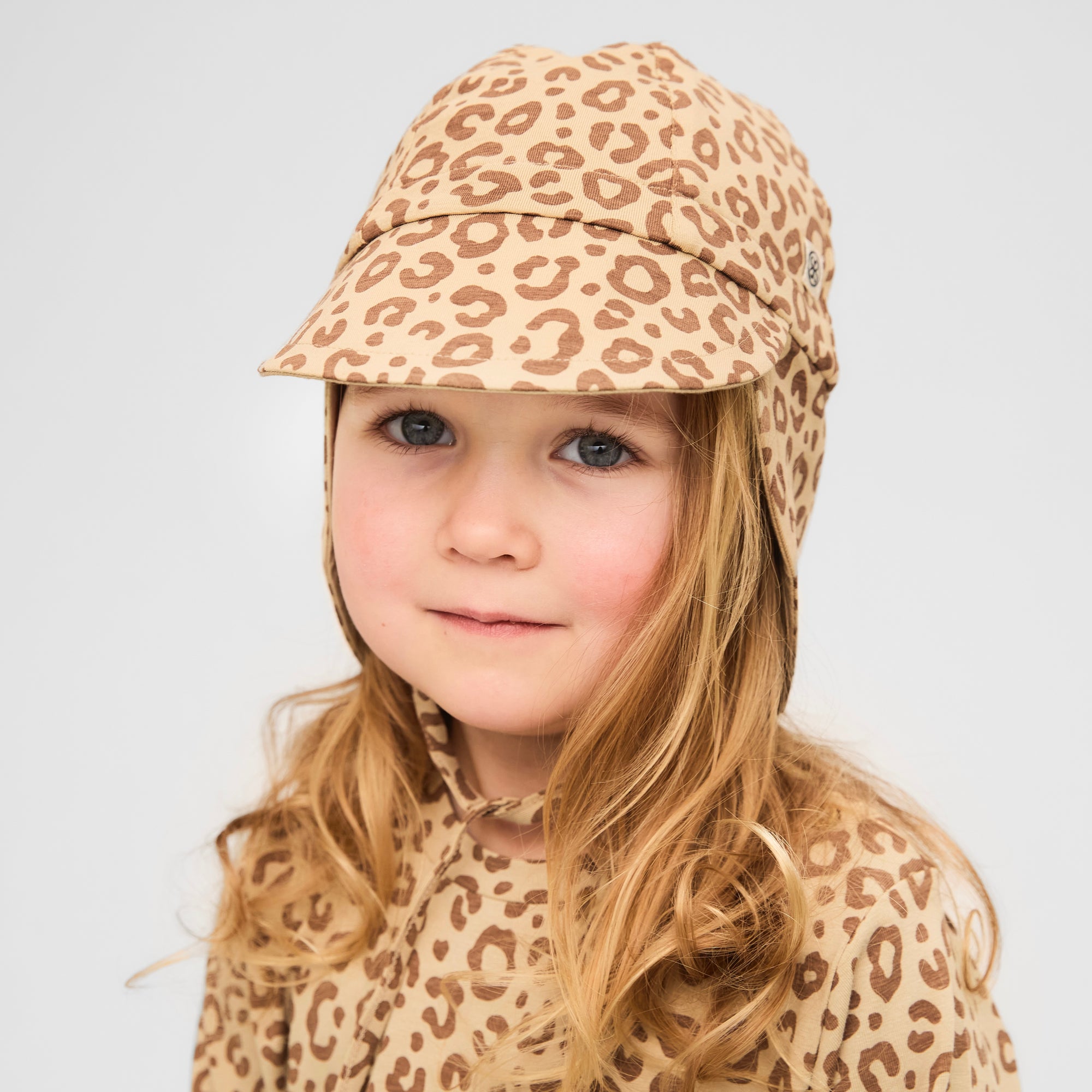 UV Sonnenhut UPF 50+ Leopard Brown/Sandy Beach