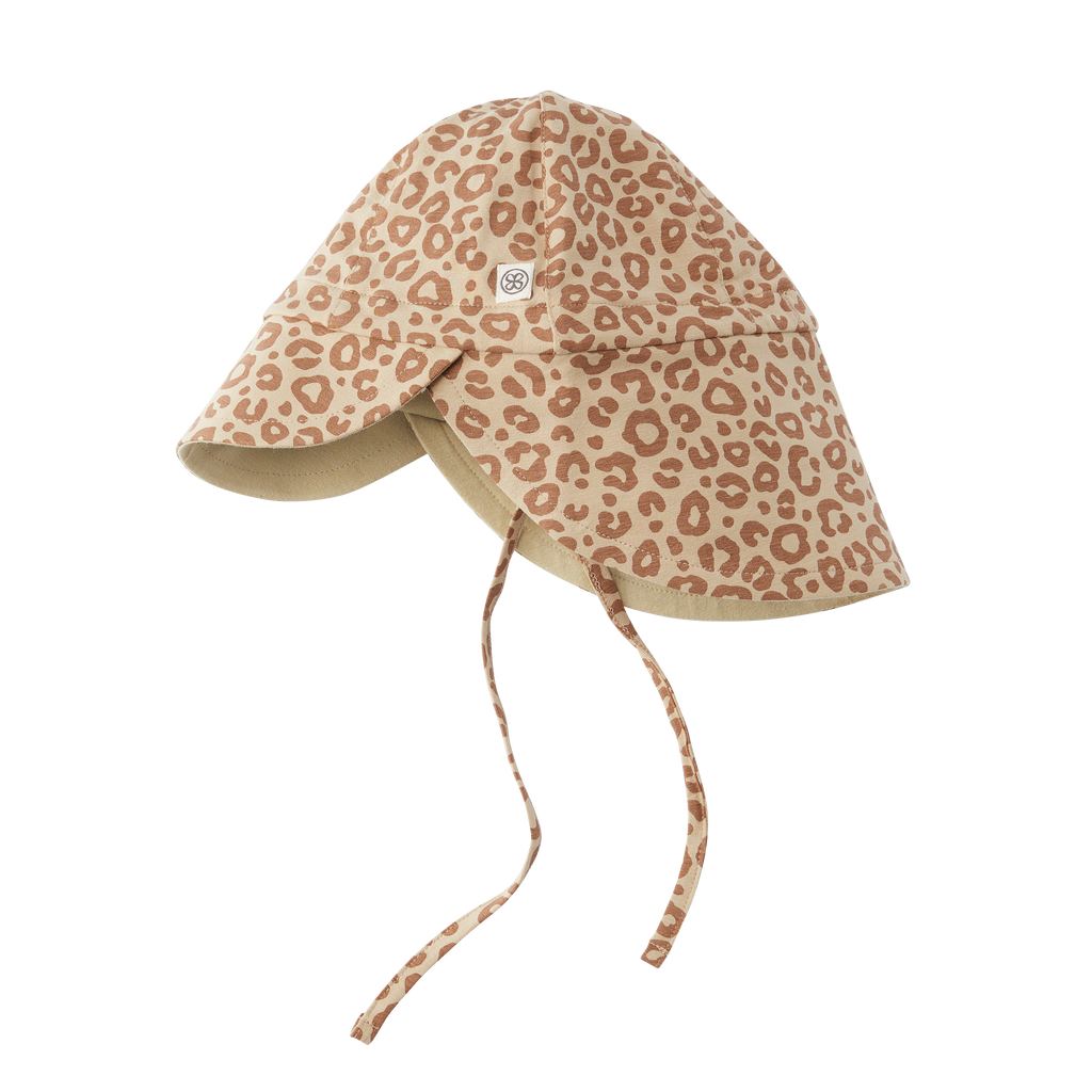 UV Sonnenhut UPF 50+ Leopard Brown/Sandy Beach
