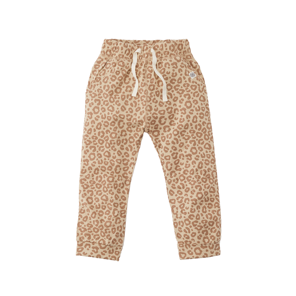 UV Jogginghose UPF 50+ Leopard Brown