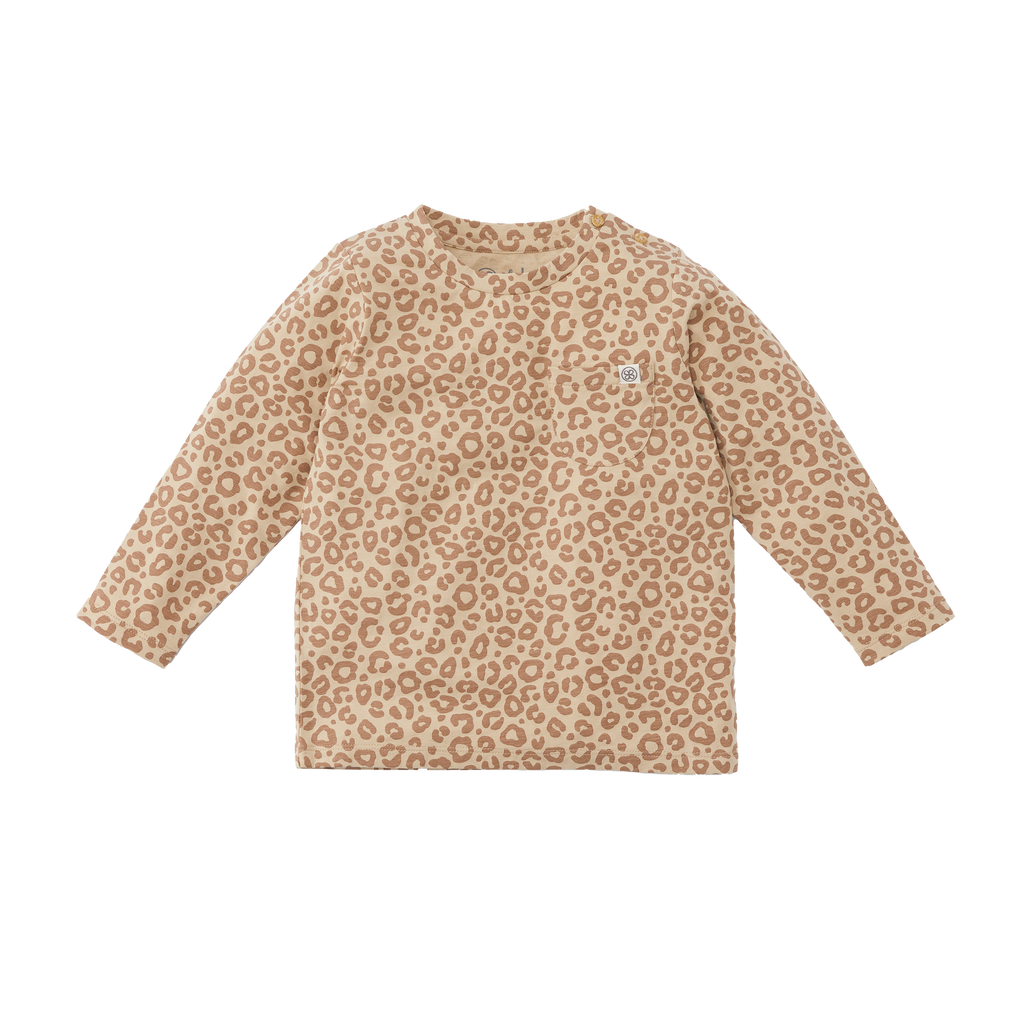 UV Langarmshirt UPF 50+ Leopard Brown