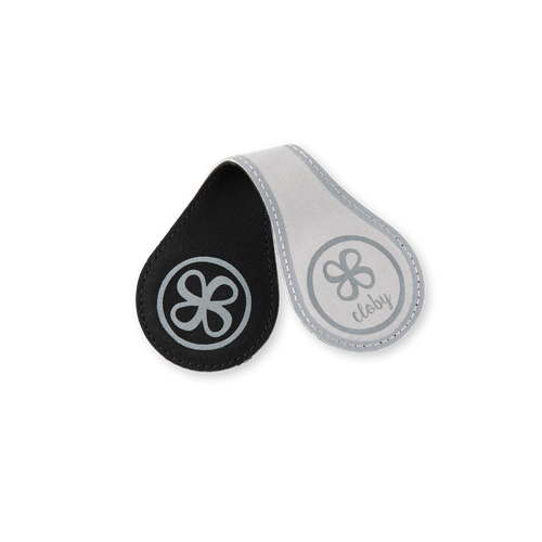 Reflektierende Magnetclips Black/Grey